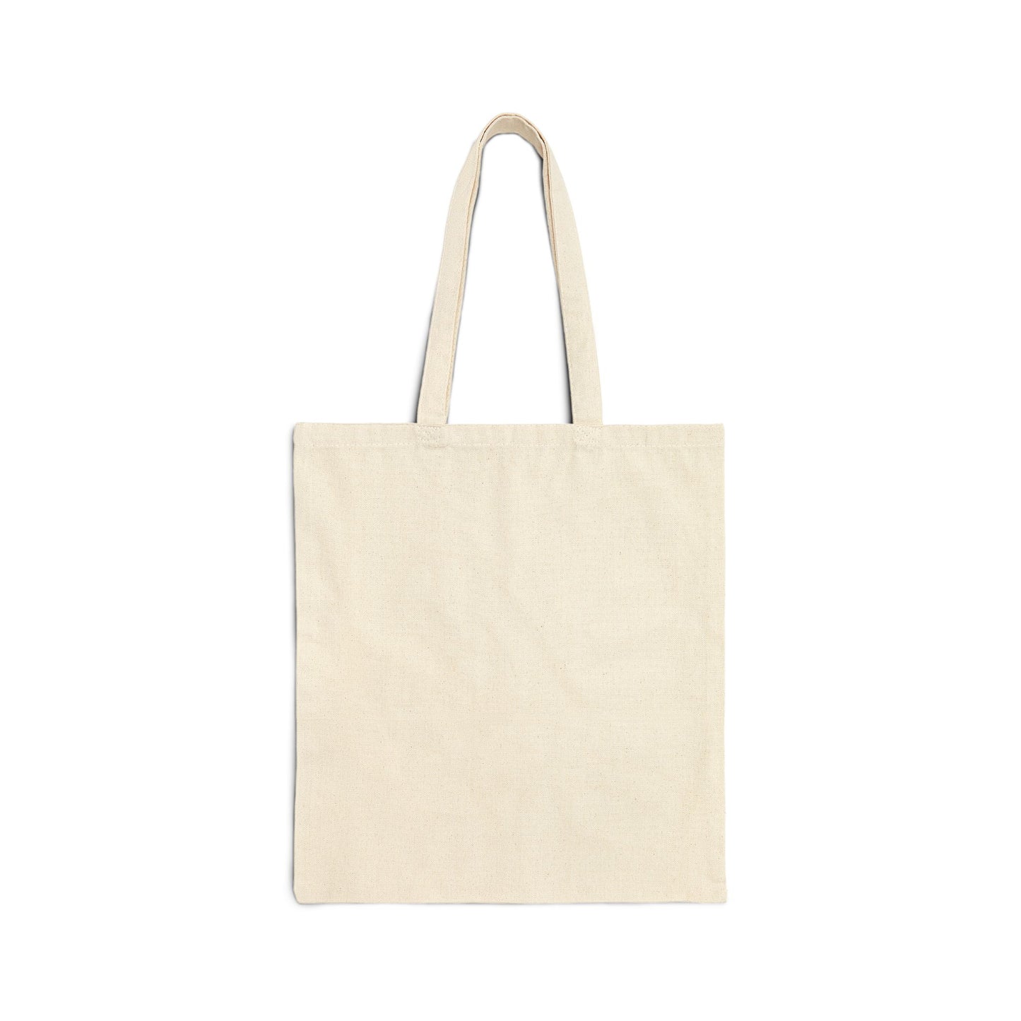 New Day Floral Cotton Canvas Tote Bag, Eco-Friendly Shopping Bag, Motivational Gift, Reusable Tote for Everyday Use, Perfect for Spring