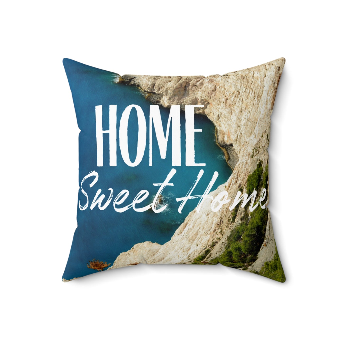 Home Sweet Home Decorative Pillow, Cozy Living Room Accent, Gift for Housewarming, Decorative Cushion for Couch, Modern Home Decor