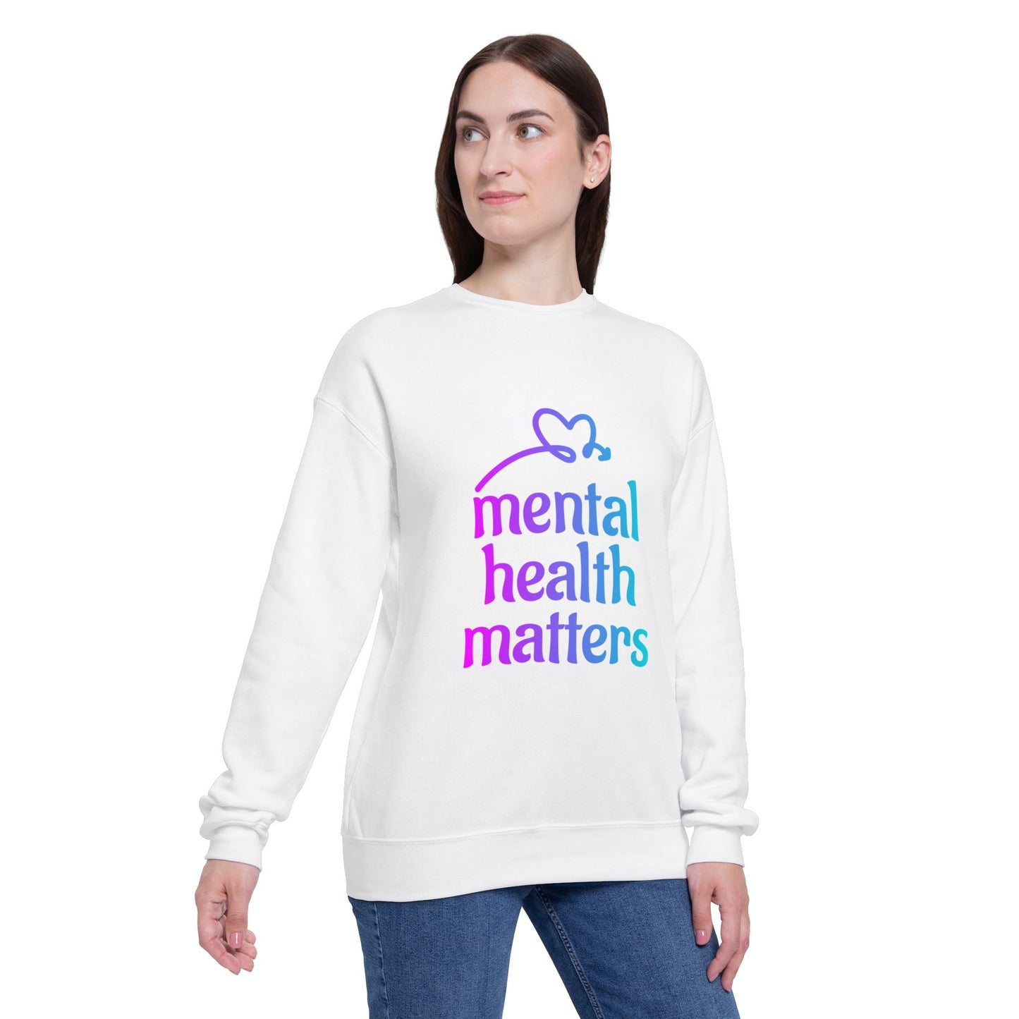 Mental Health Matters Unisex Drop Shoulder Sweatshirt, Comfortable Sweatshirt, Inspirational Apparel, Self-Care Gift, Mental Health [...]