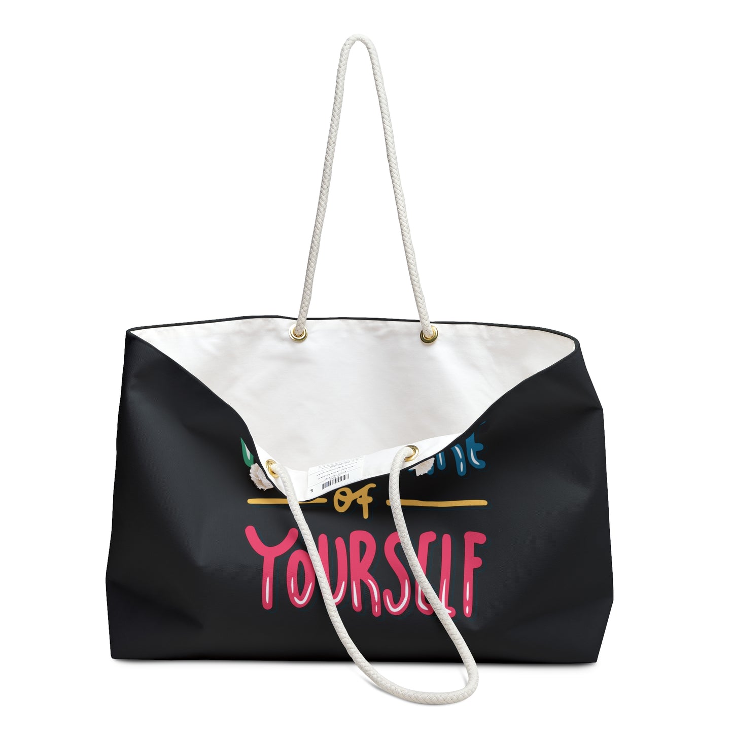 Self-Care Weekend Bag, Stylish Carryall, Beach Tote, Travel Bag, Gift for Her, Wellness Accessory
