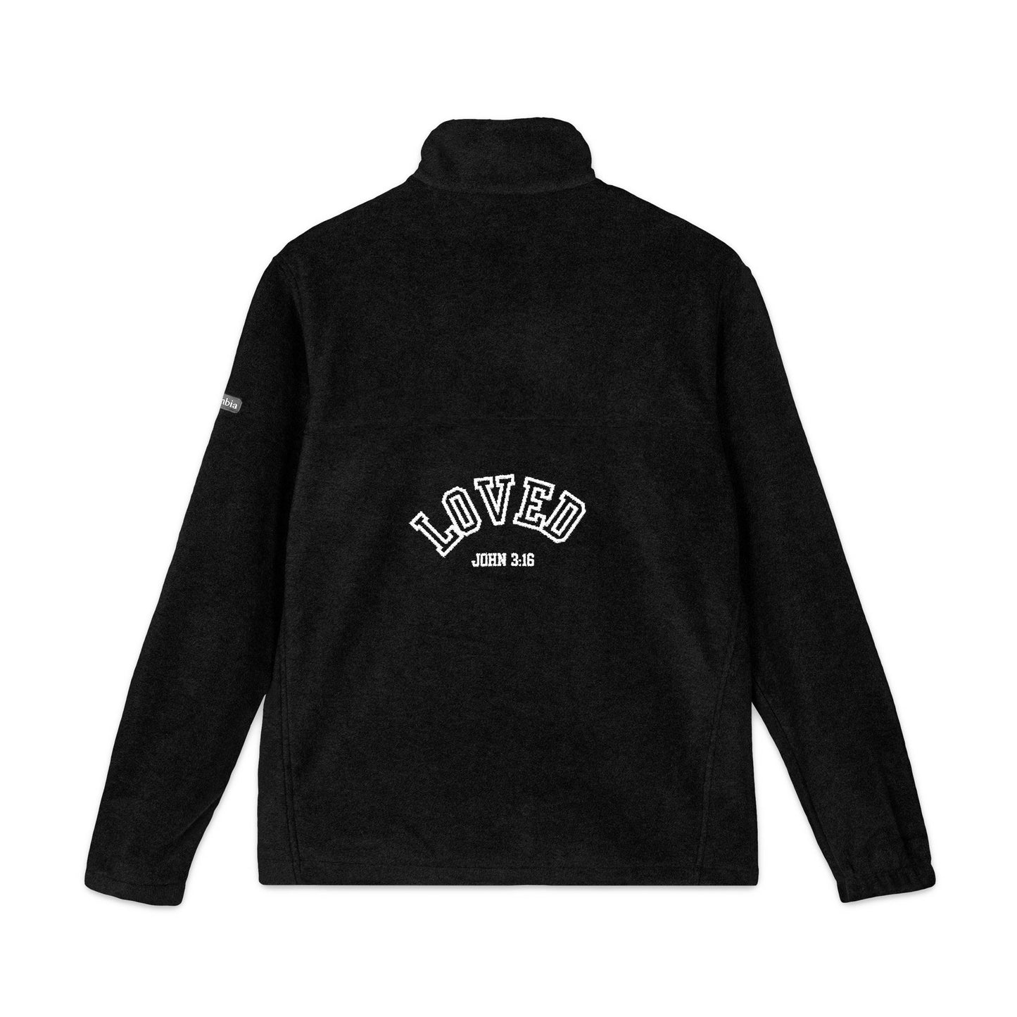 Cozy Embroidered Fleece Jacket, Unisex Jacket, Gift for Him/Her, Fall Layering Piece, Outdoor Adventure Wear, Loved Design