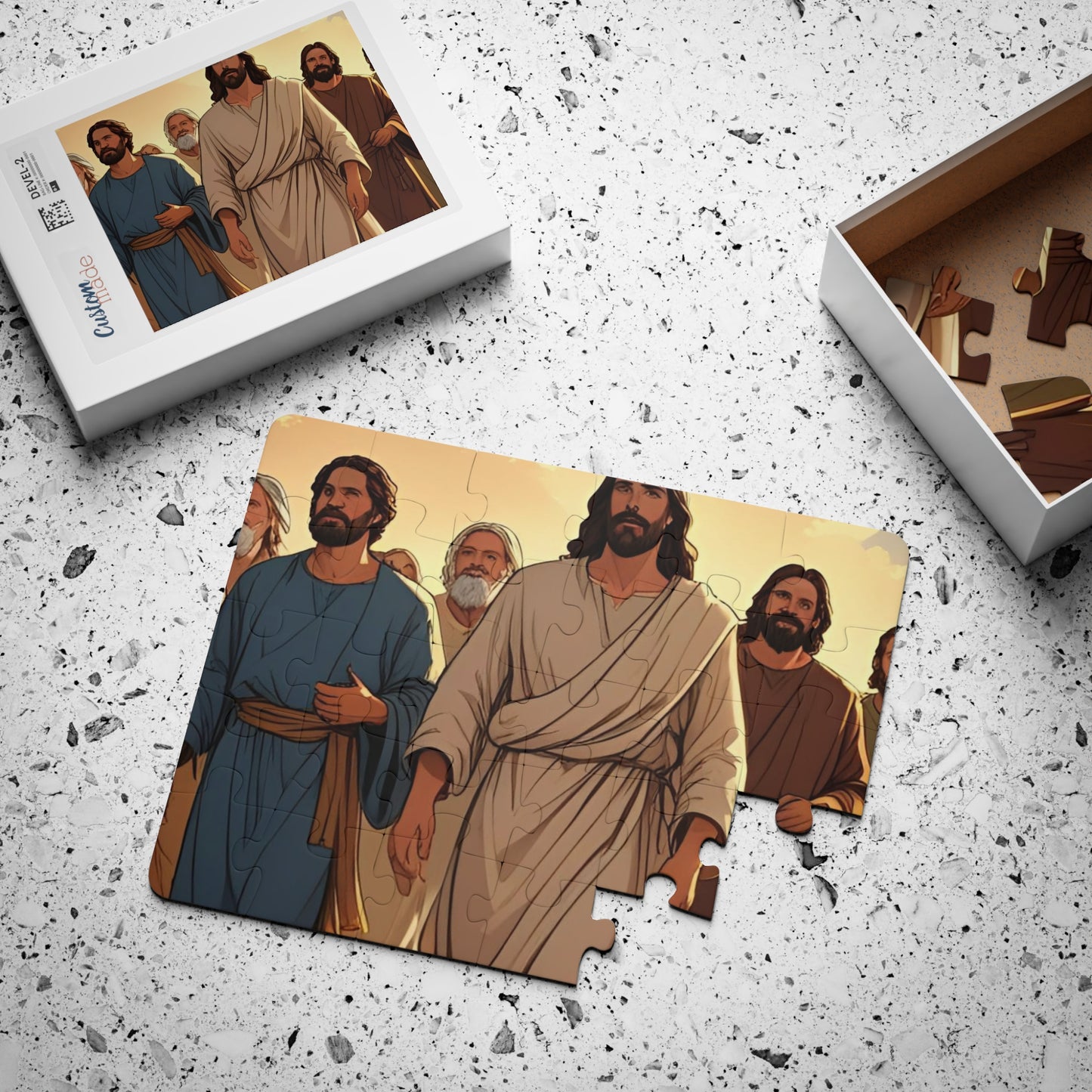 Kids' Jesus Puzzle, Christian Gift, Educational Toy, Bible Story Learning, Family Activity