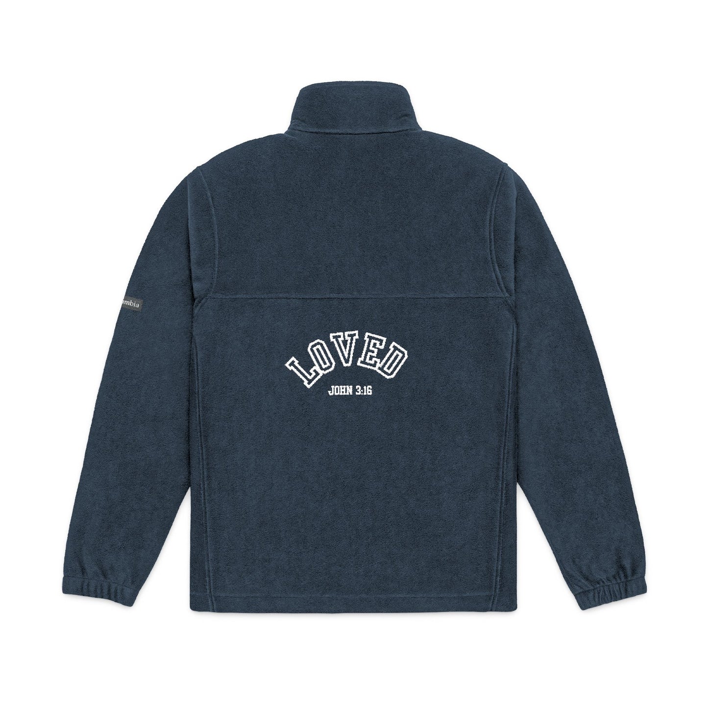 Cozy Embroidered Fleece Jacket, Unisex Jacket, Gift for Him/Her, Fall Layering Piece, Outdoor Adventure Wear, Loved Design