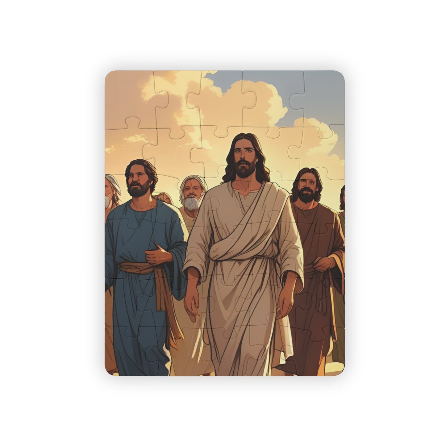 Kids' Jesus Puzzle, Christian Gift, Educational Toy, Bible Story Learning, Family Activity
