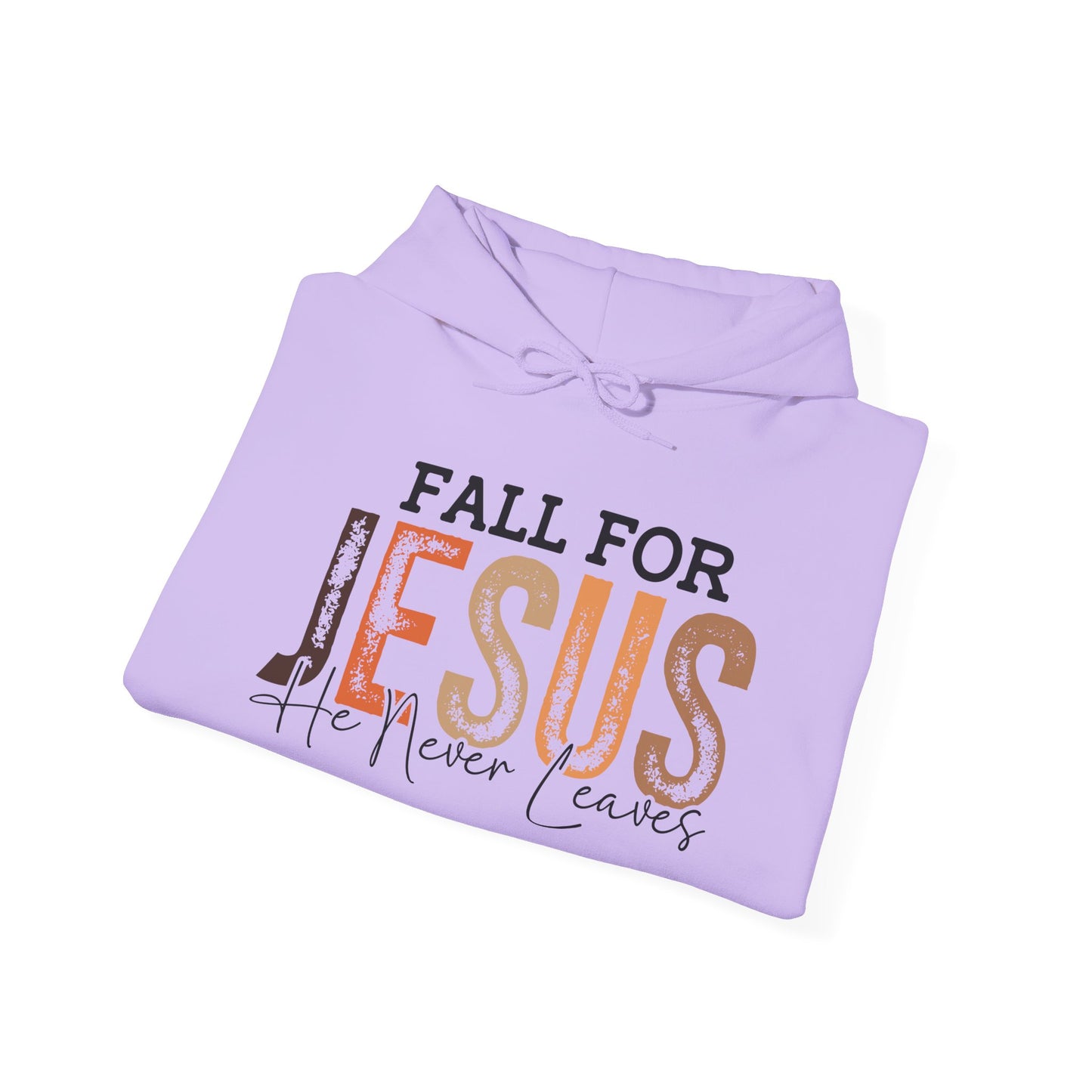 Fall for Jesus Hooded Sweatshirt, Cozy Religious Hoodie, Christian Fall Apparel, Faith Gift, Seasonal Sweatshirt