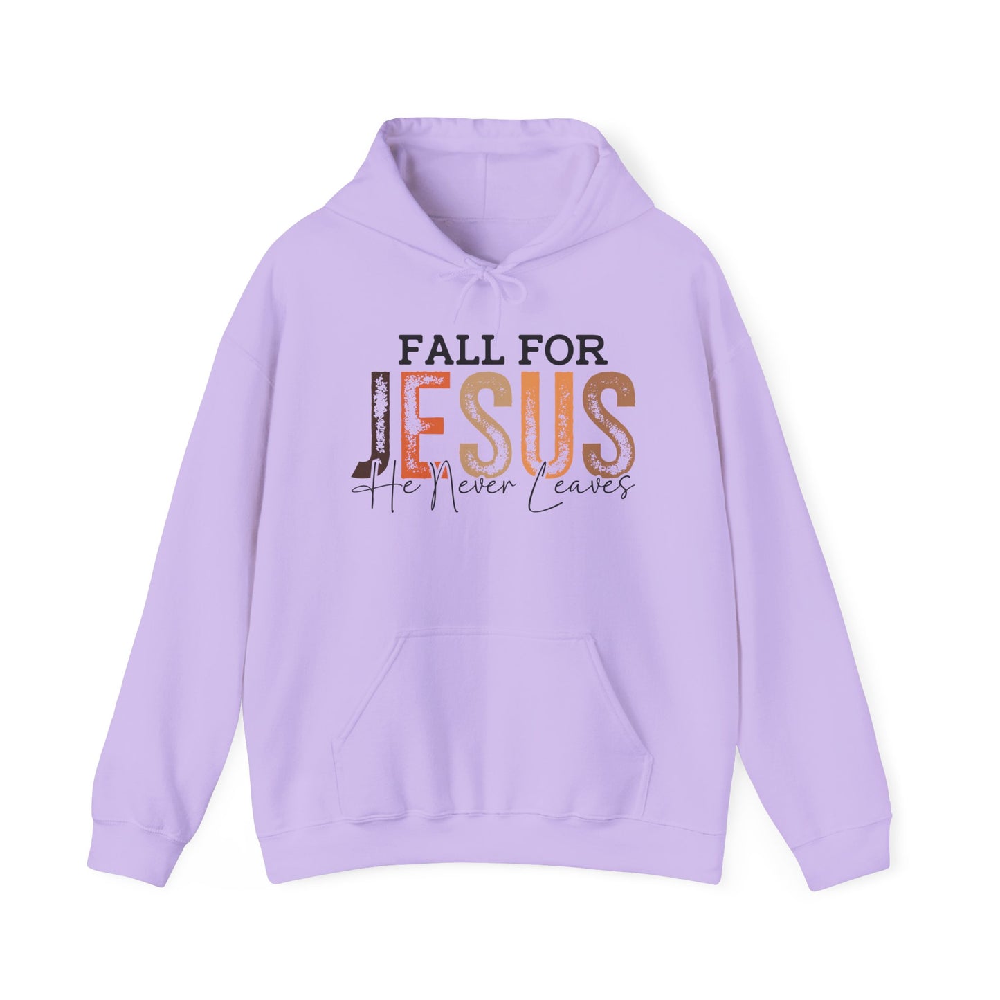 Fall for Jesus Hooded Sweatshirt, Cozy Religious Hoodie, Christian Fall Apparel, Faith Gift, Seasonal Sweatshirt