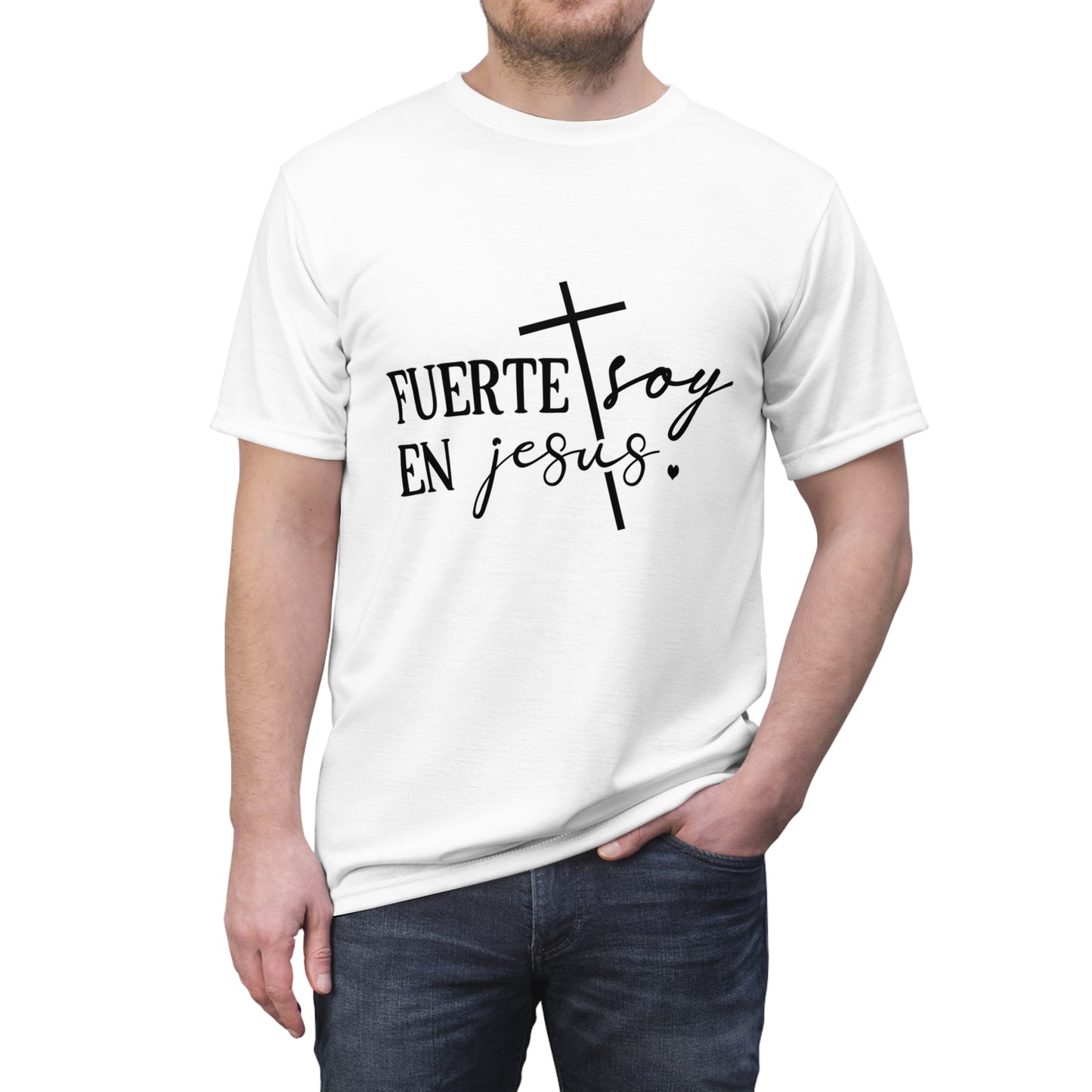 Fuerte Soy en Jesús Unisex Tee