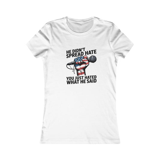 Patriotic Statement Tee, Casual Women's Shirt, Trending Graphic Tee, Political Humor Top, Gift for Freedom Lovers