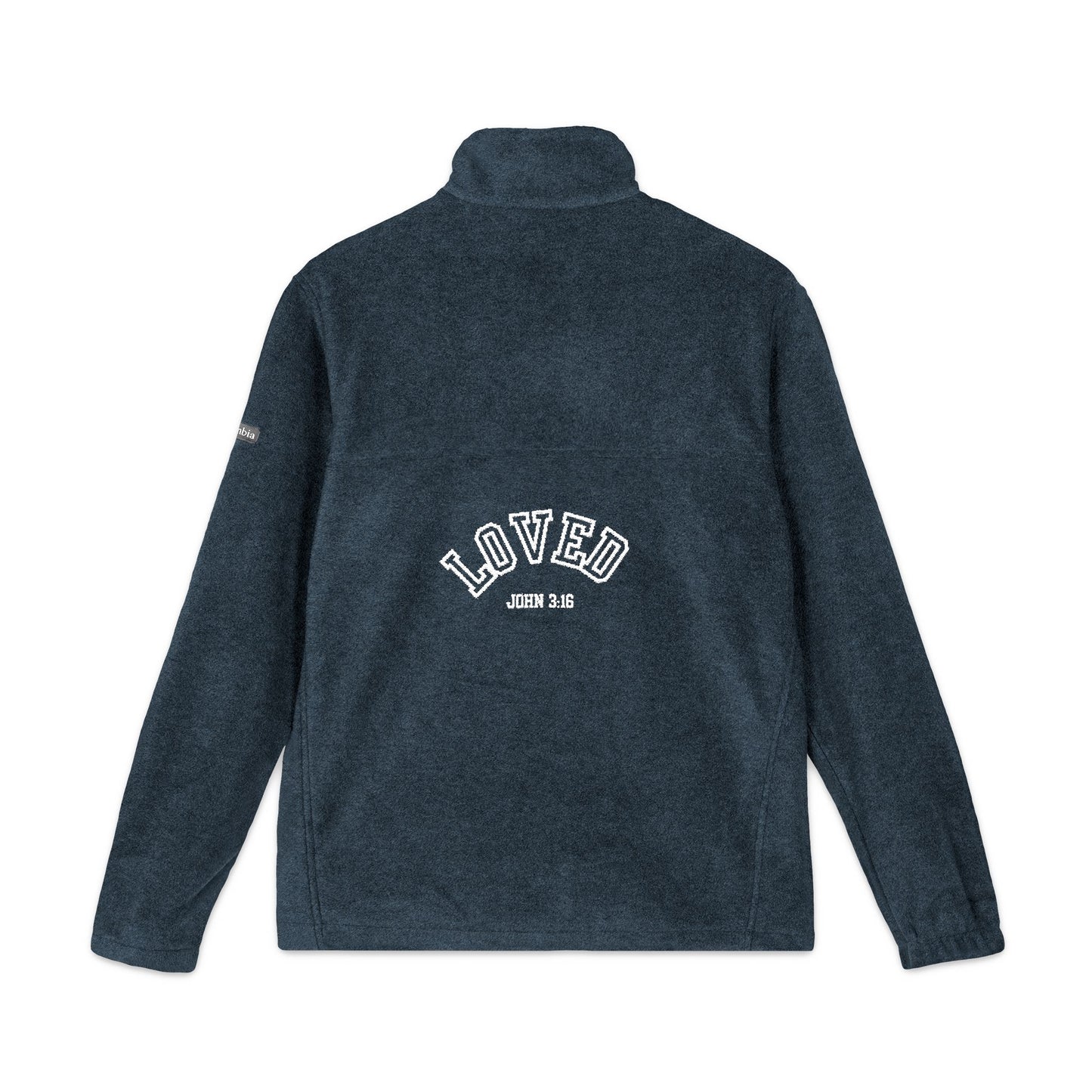 Cozy Embroidered Fleece Jacket, Unisex Jacket, Gift for Him/Her, Fall Layering Piece, Outdoor Adventure Wear, Loved Design
