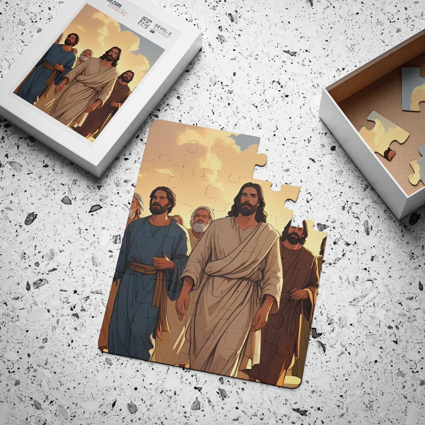 Kids' Jesus Puzzle, Christian Gift, Educational Toy, Bible Story Learning, Family Activity